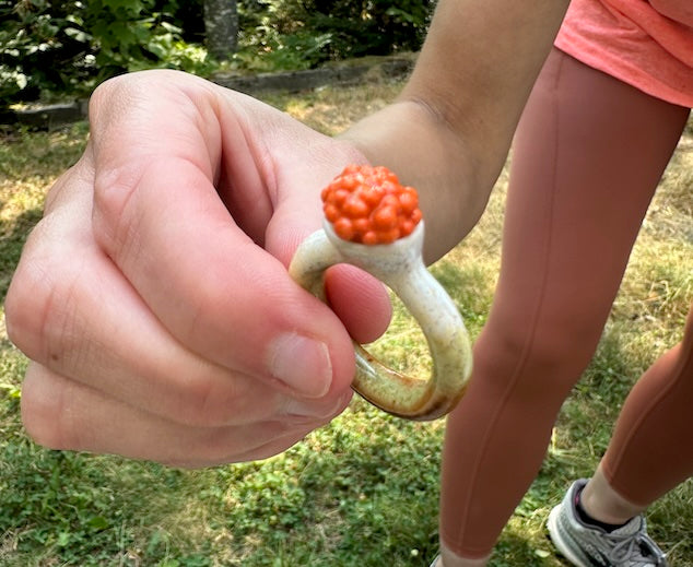 Caviar Porcelain Ring