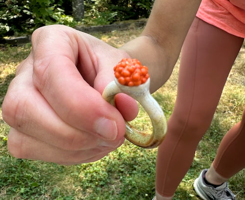 Caviar Porcelain Ring